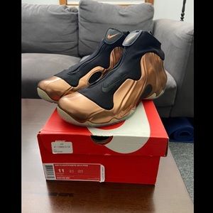 Nike Flightposite Copper size 11 QS Rare PRM 2014